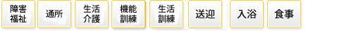 自立支援、通所、３～５時間、リハビリ、送迎